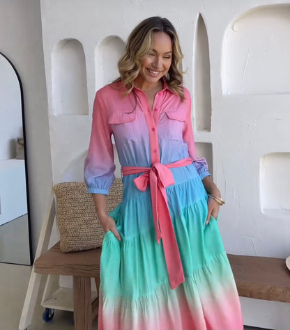 Ombre Maxi dress