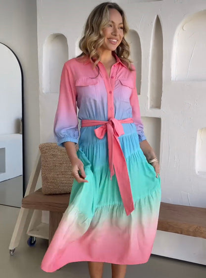Ombre Maxi dress