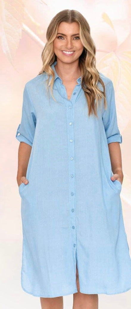 Lulu chambray dress