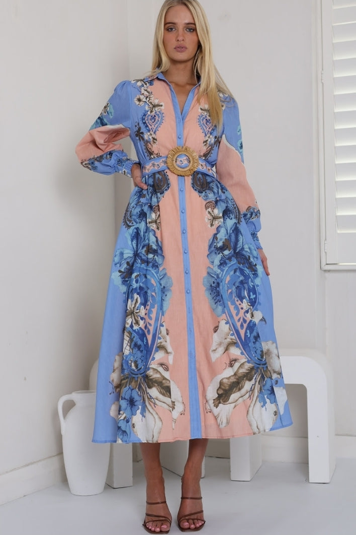 Willow Maxi Shirt Dress