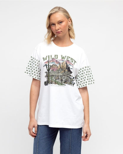Wild West Tee White