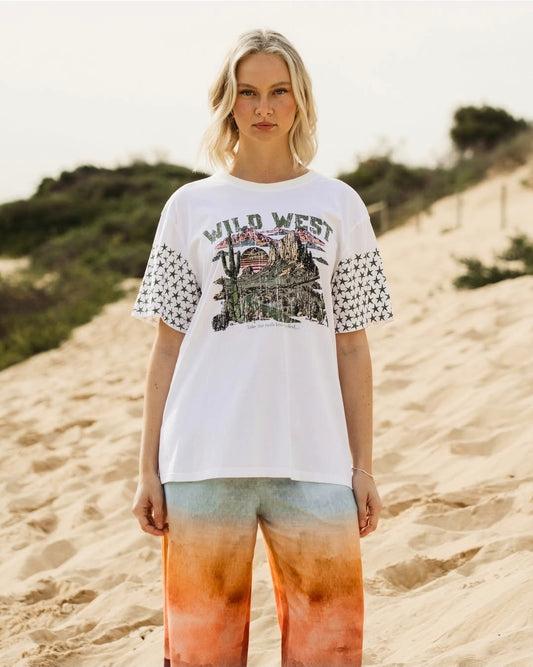 Wild West Tee White