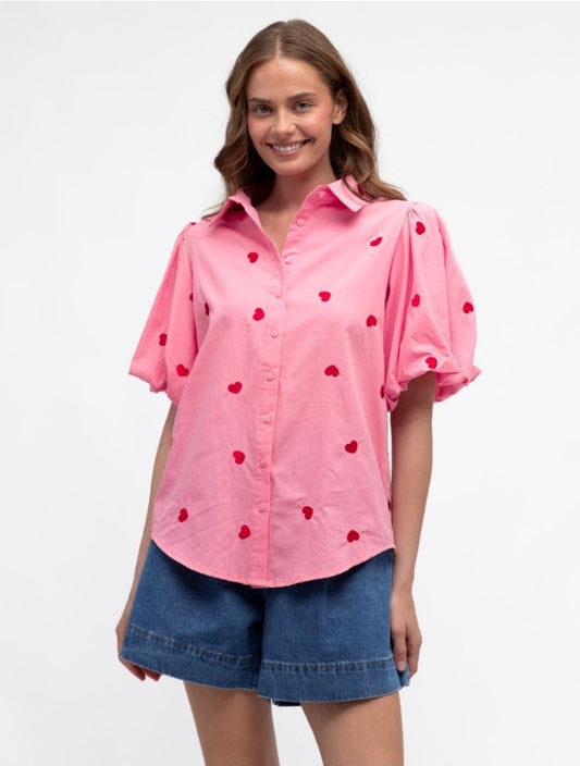 Heart Shirt Pink