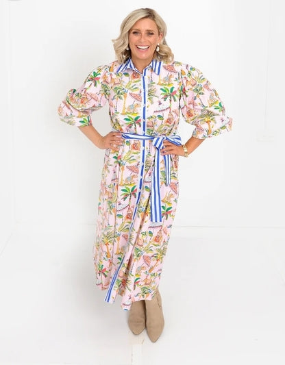 Safari Long Dress