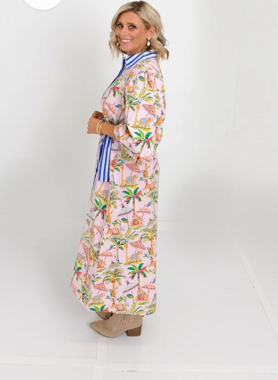 Safari Long Dress