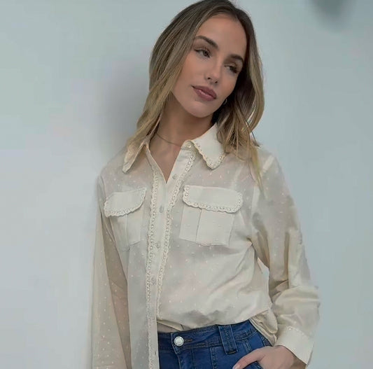 St Tropez Pastel Shirt Cream