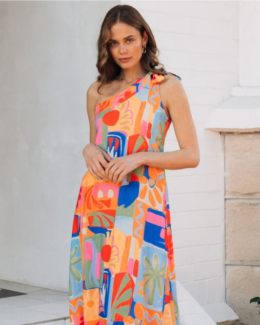 Colourwave Maxi Dress