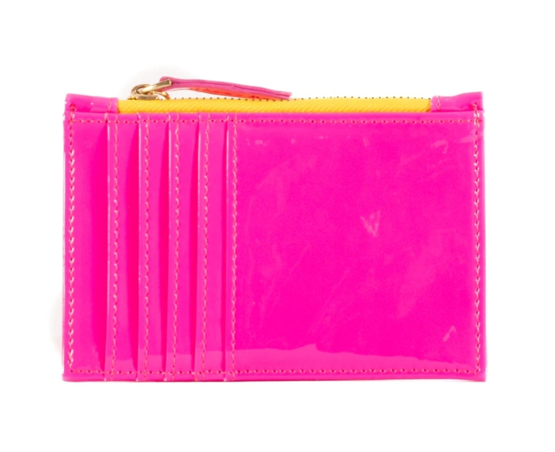 Card Wallet Neon Patient Pink