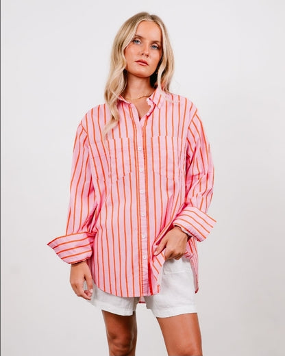 Sherbet Shirt Pink/Orange