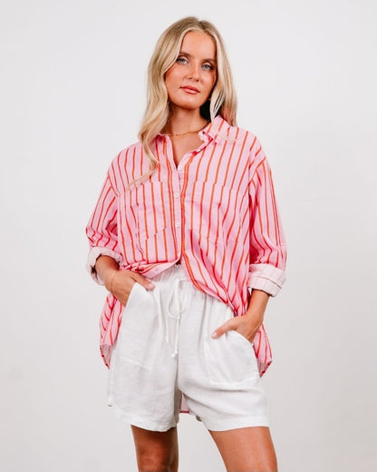 Sherbet Shirt Pink/Orange