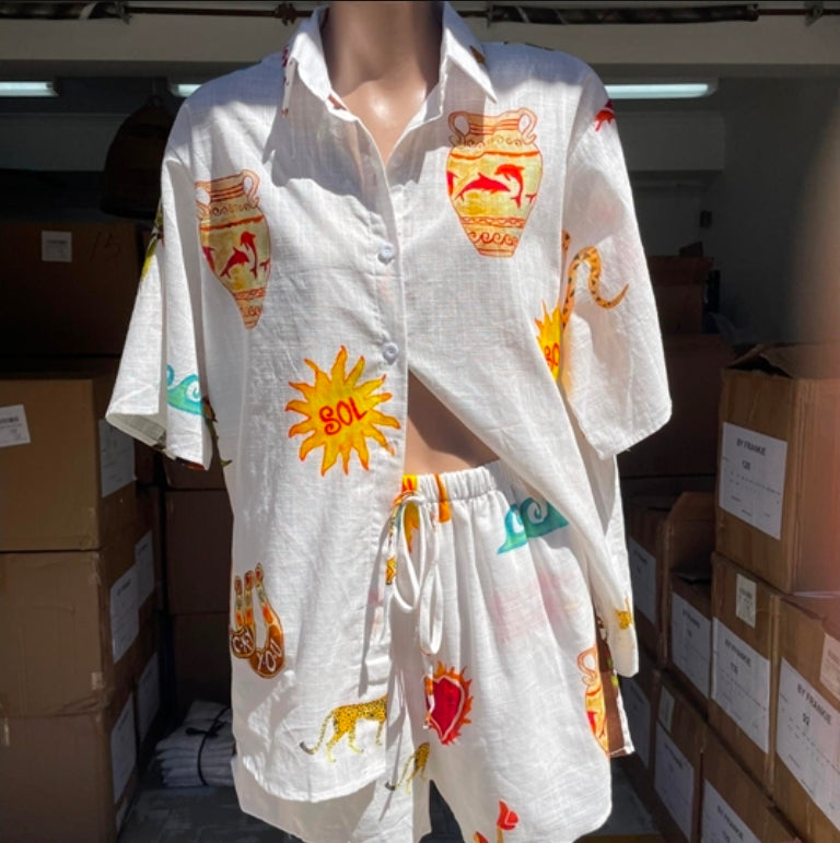 Mermaid Rodeo Short Set