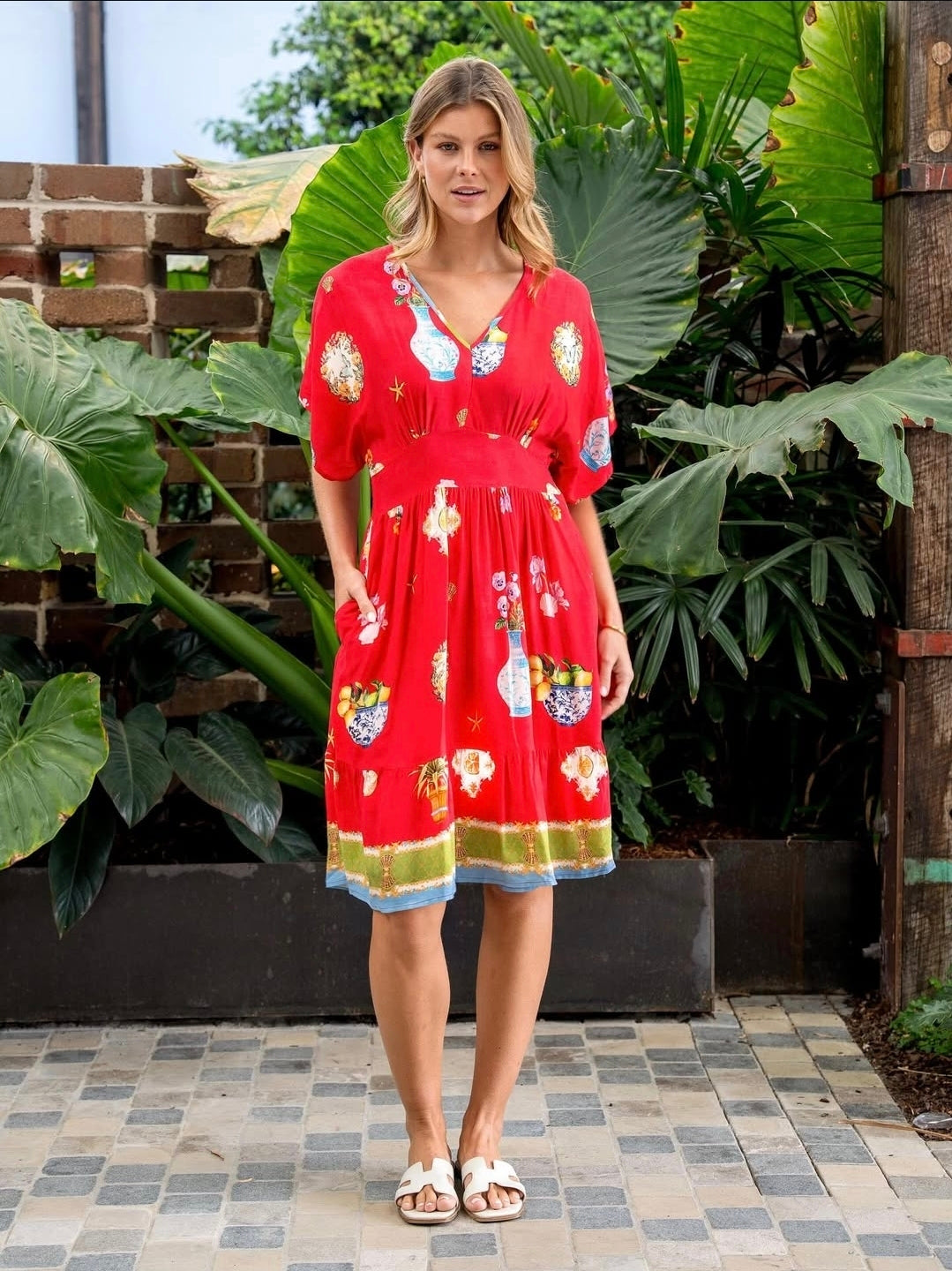 Sheperd Dress Red