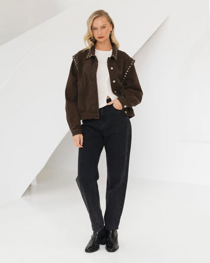 Texas Denim Jacket Brown
