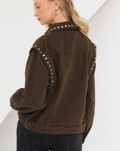 Texas Denim Jacket Brown