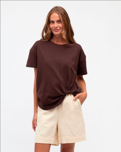 Easy Tuck Tee Chocolate