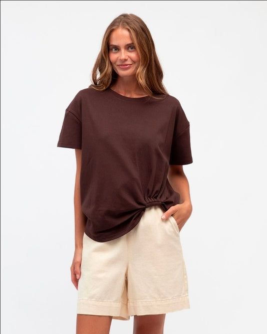 Easy Tuck Tee Chocolate
