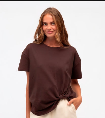 Easy Tuck Tee Chocolate