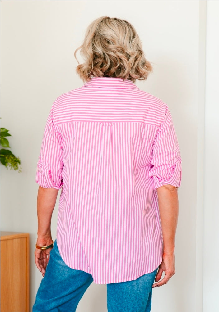 Pink Stripe Shirt