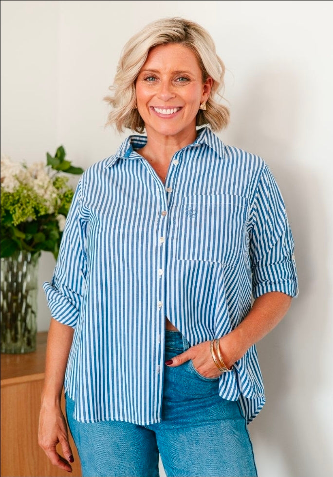 Blue Stripe Shirt