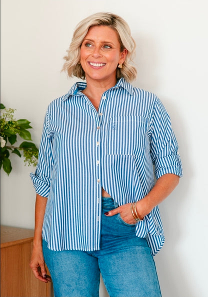 Blue Stripe Shirt