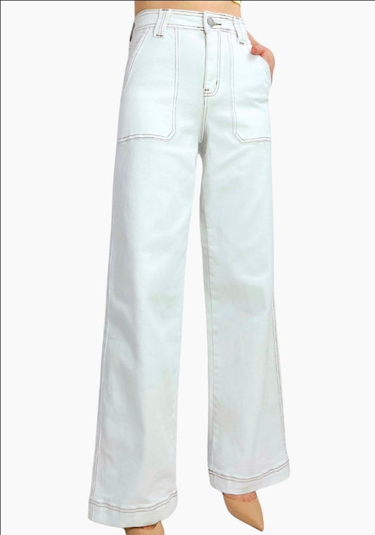 Josie Denim Jeans White
