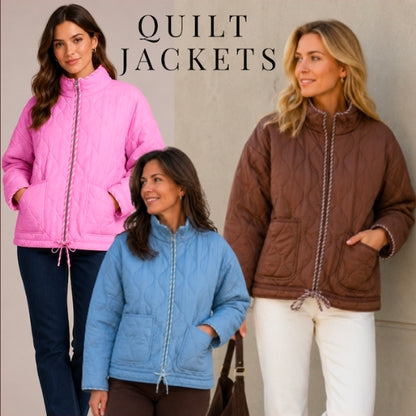 Quitled Jacket Blue