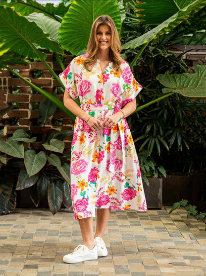 Katrina Midi Dress Floral