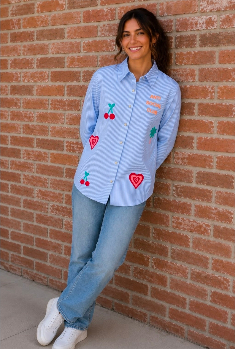 Anti Social Club Shirt Blue