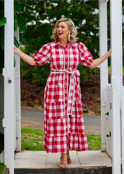 Alice Dress Red Gingham