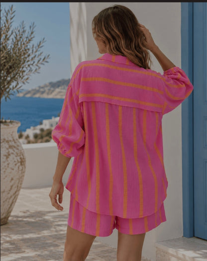 Magneta Stripe Set