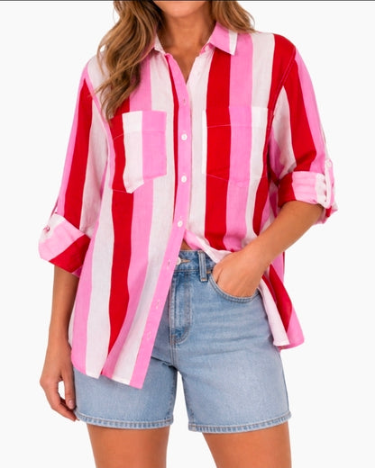 Candy Cane Pink/Red/White