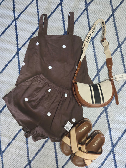 Molly Chocolate Short Set