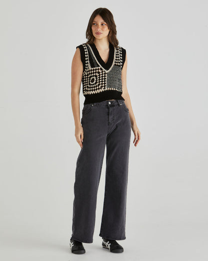Sass Erika Crochet Vest