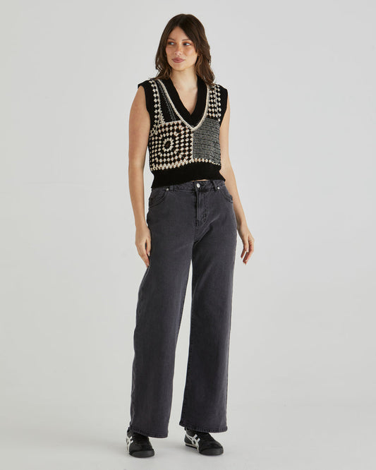 Sass Erika Crochet Vest