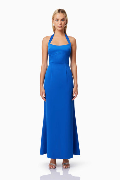 Chiara maxi dress blue