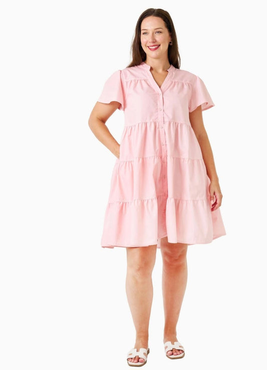 Hensley dress pink