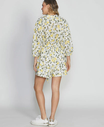 Lila Playsuit summer rose