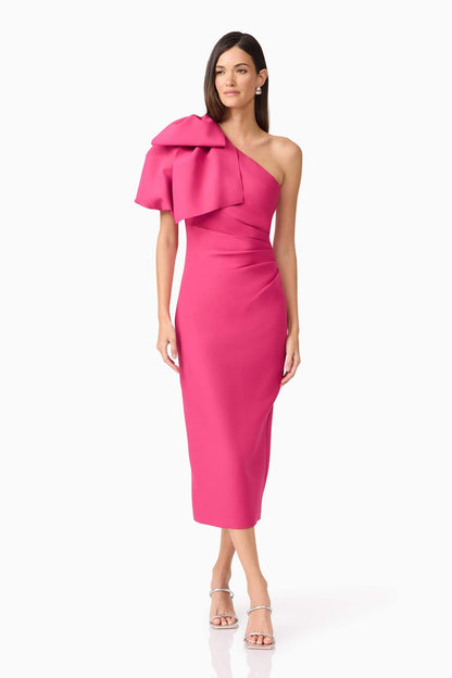 Elysie midi dress pink