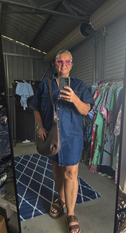 Vinny Dark Denim Dress