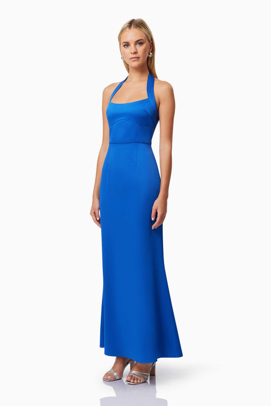 Elliatt Chiara maxi dress blue 