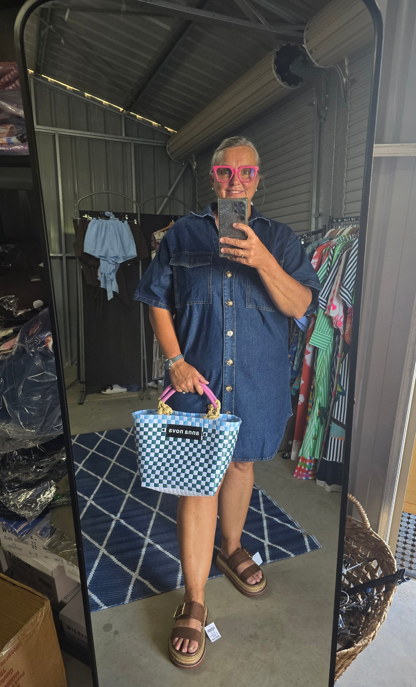 Vinny Dark Denim Dress